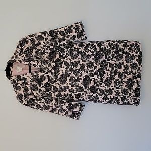 Loft Pink Floral Jacket, Size 4 Petite